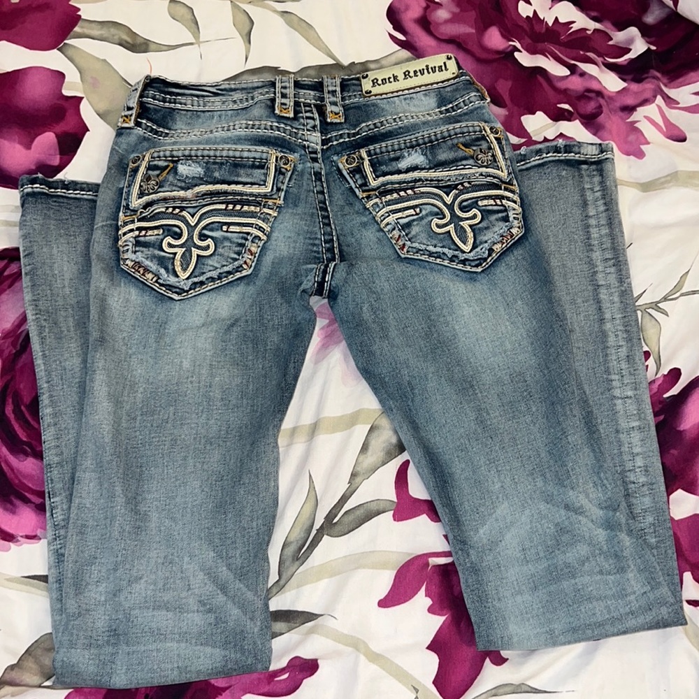 Rock Revival Bootcut Jeans Gently Loved Size 28W x 32L 👖